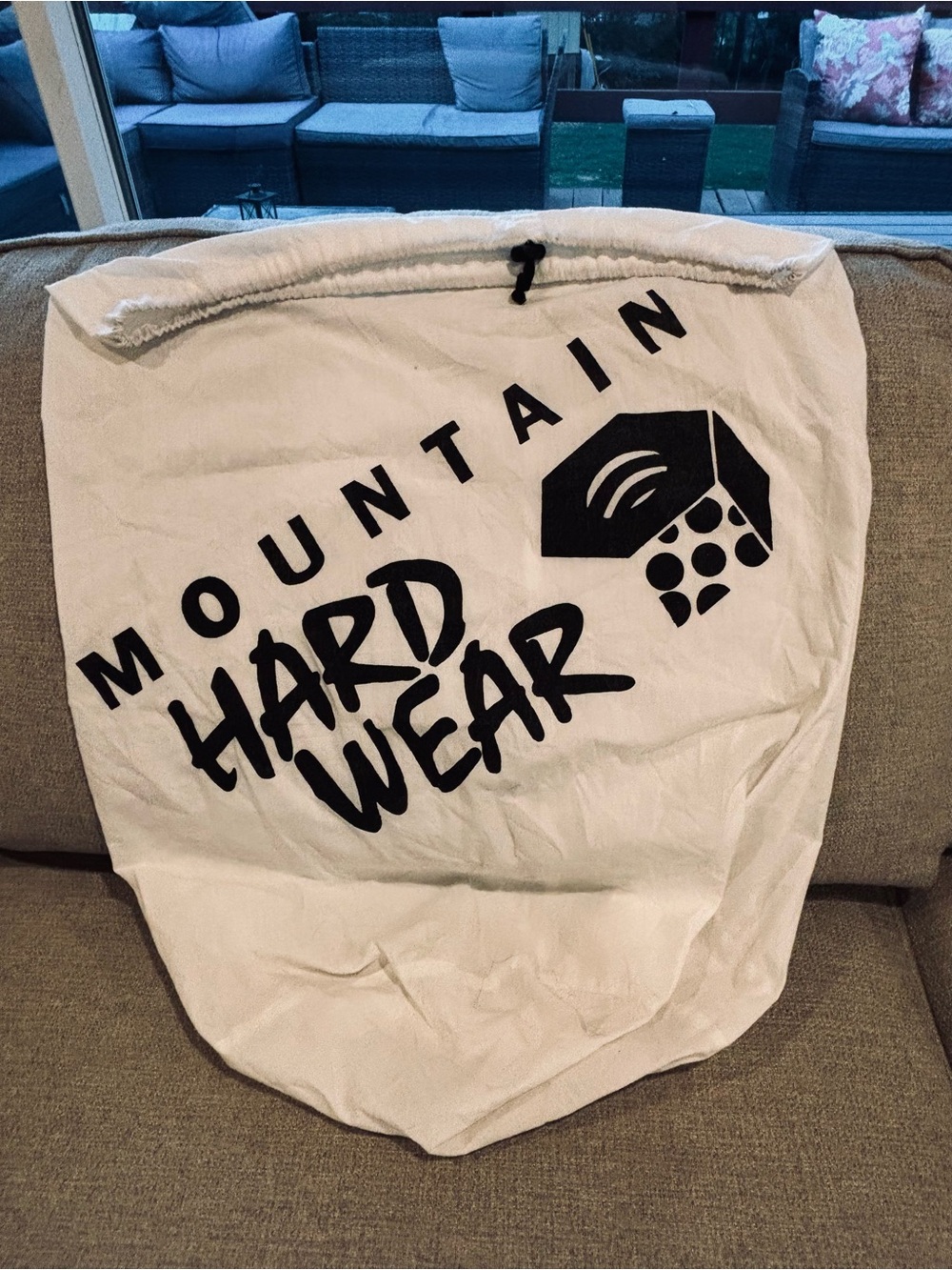 Mountain Hardwear cotton sleeping bag storage sack